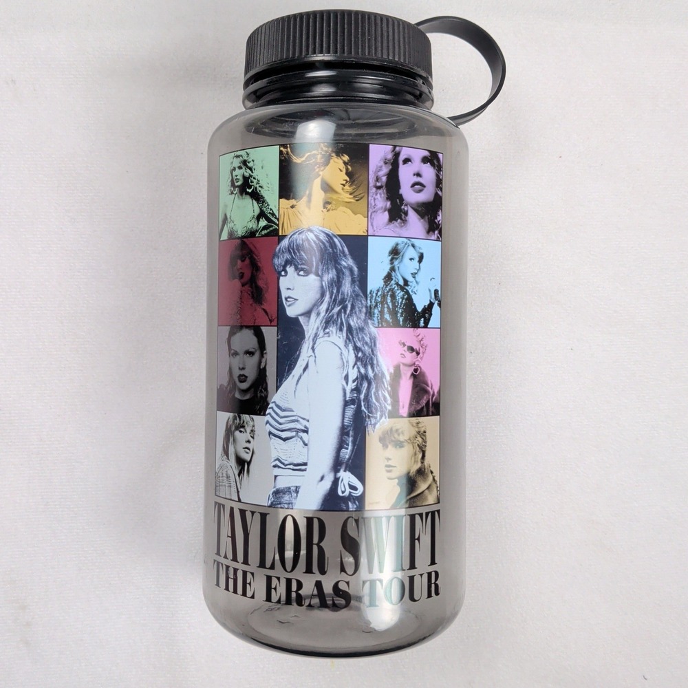 Taylor Swift The Eras Tour Water Bottle Smoky Gray BPA Free Concert Merch 32oz
